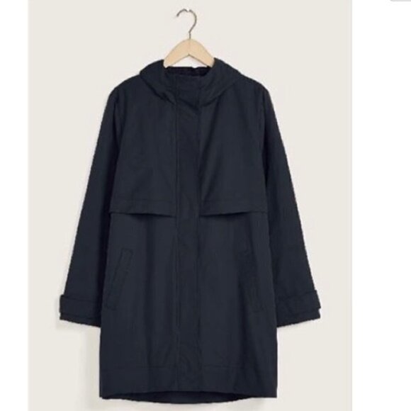 🩷 Penningtons Hooded Water - Repellent Jacket For Women. Color: Black. Size: 2XL - Picture 16 of 16